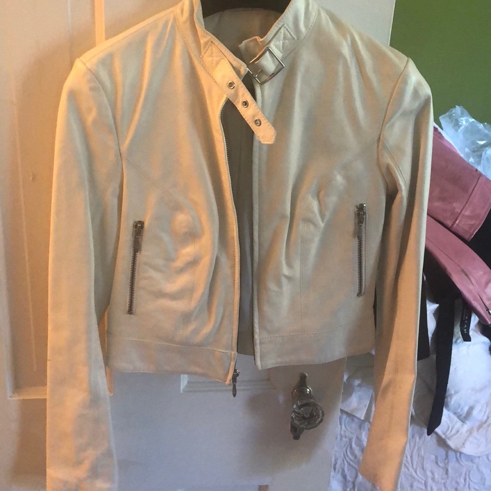 White Leather Jacket - image 1